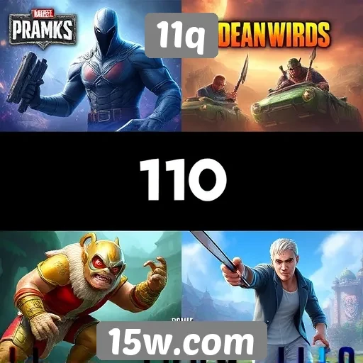 Comparativo de jogos disponíveis na plataforma 11q